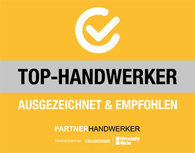 Wirtschaftswoche und PARTNERHANDWERKER.DE hat ISM Immobilien Service Mauss als TOP-UNTERNEHMEN ausgezeichnet.